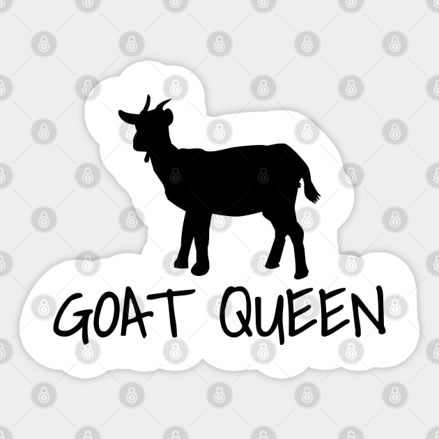 Goat Queen Sticker by LunaMay